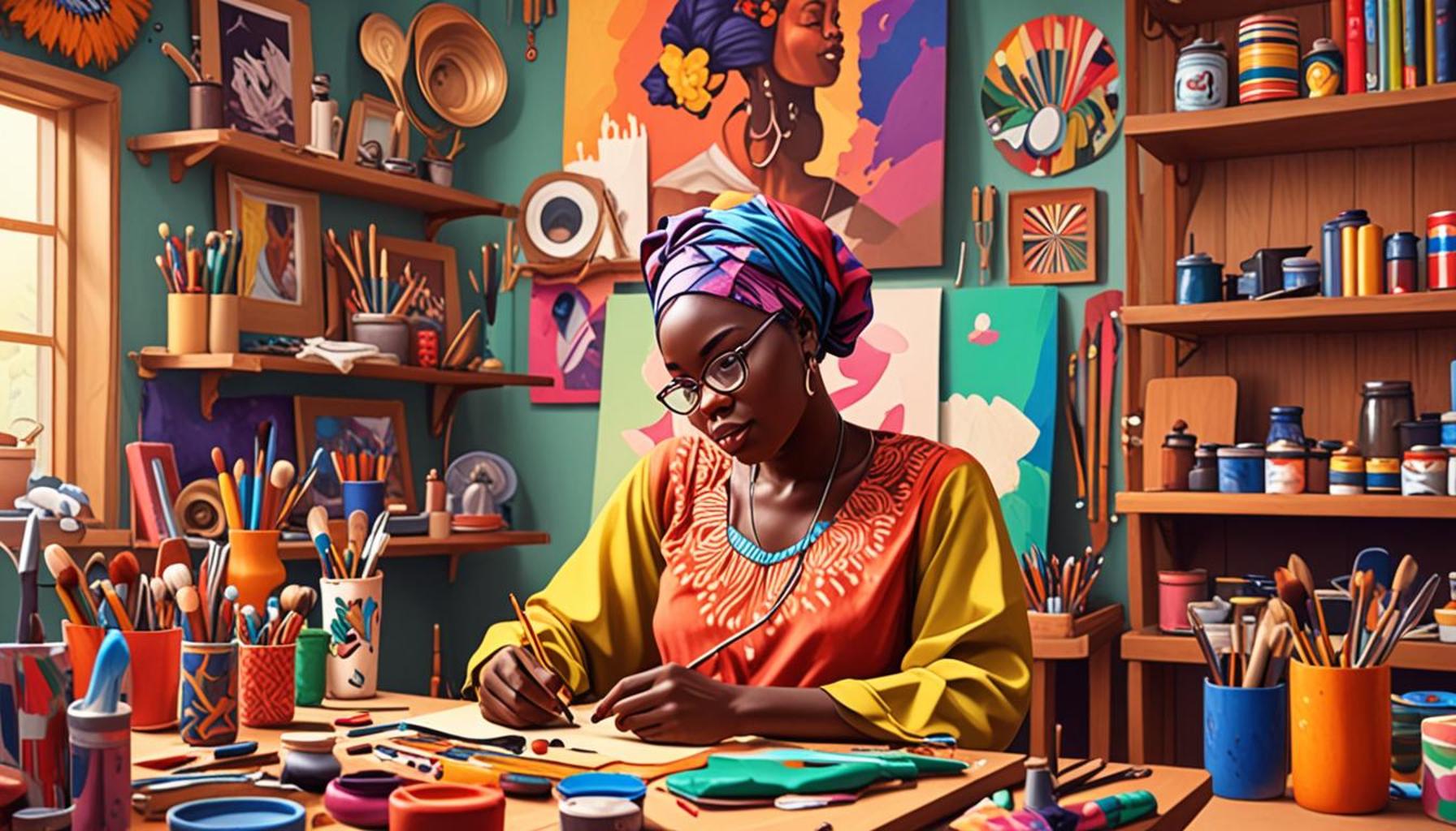 Arts and Crafts: Visits to Studios and Workshops of Local Artists in Nigeria