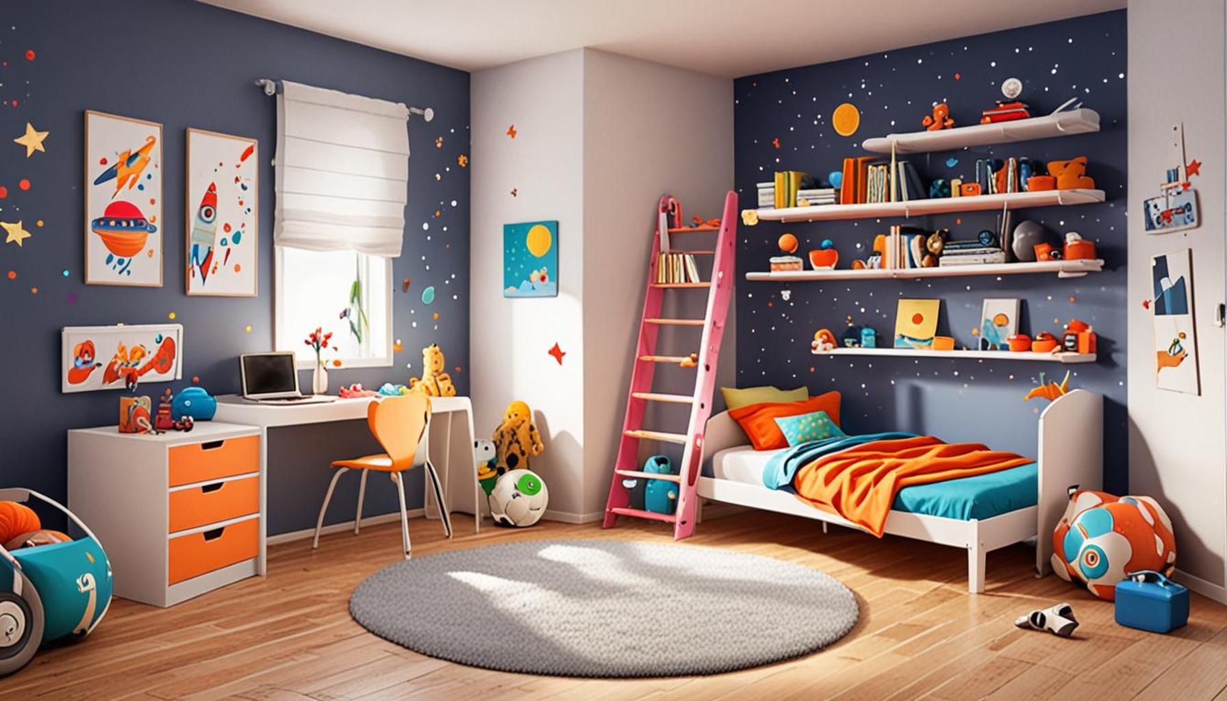 Space Optimization in Minimalist Children’s Rooms: Fostering Creativity and Organization