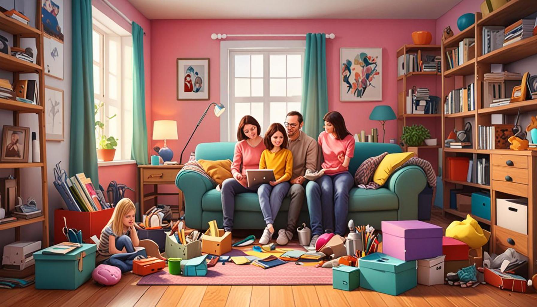 Decluttering with the Family: Strategies to Involve Everyone in Reducing Belongings